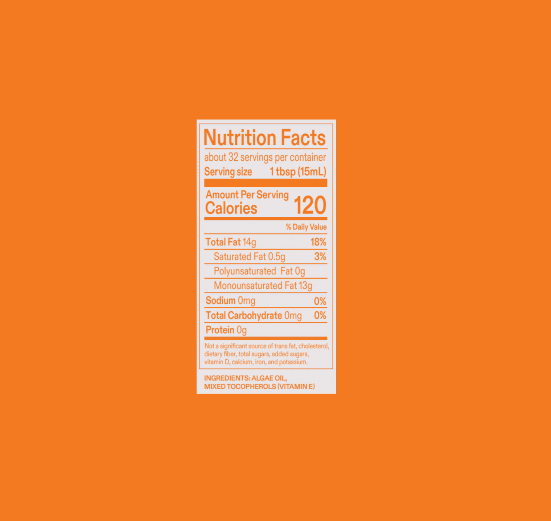 Algae Cooking Oil