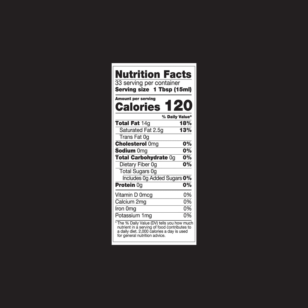 Macadamia Oil Extra Virgin Cold Pressed 16.9 oz.